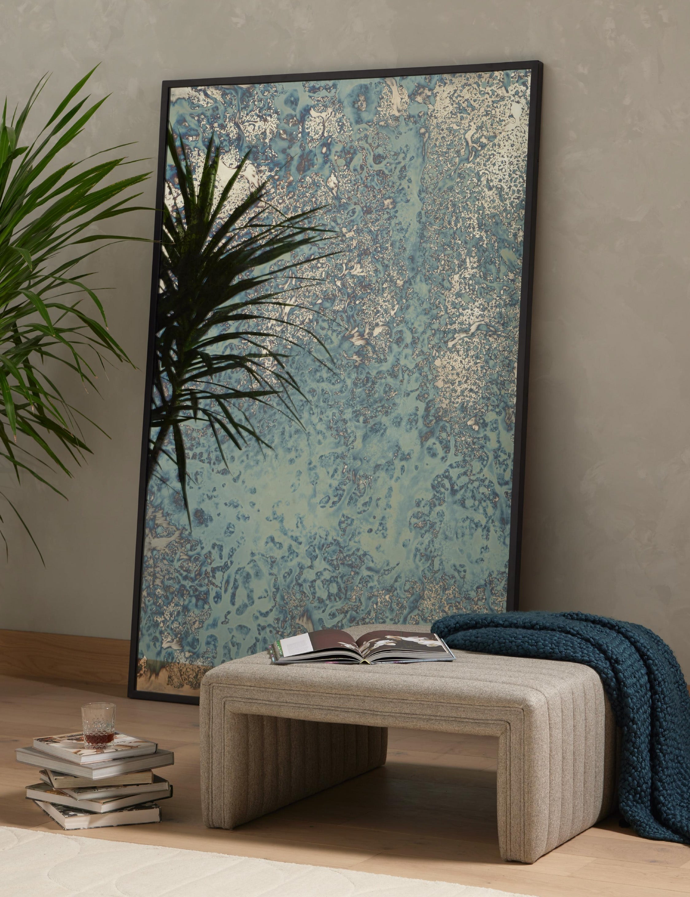 Lulu and Georgia Oneal Floor Mirror – Green - view 2