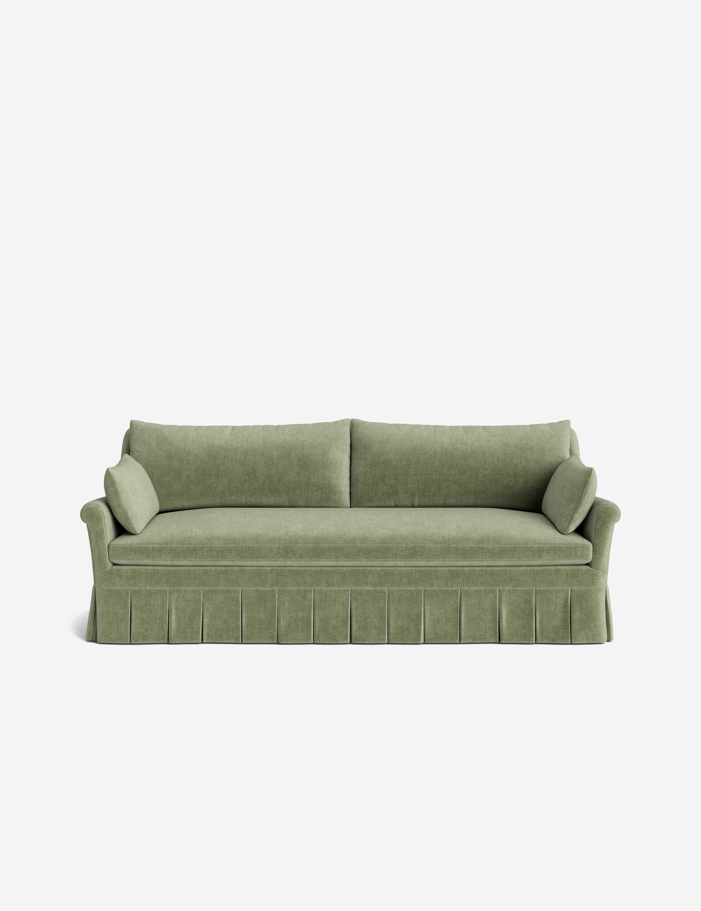 Lulu and Georgia Portola Rolled Arm Pleated Sofa - view 5