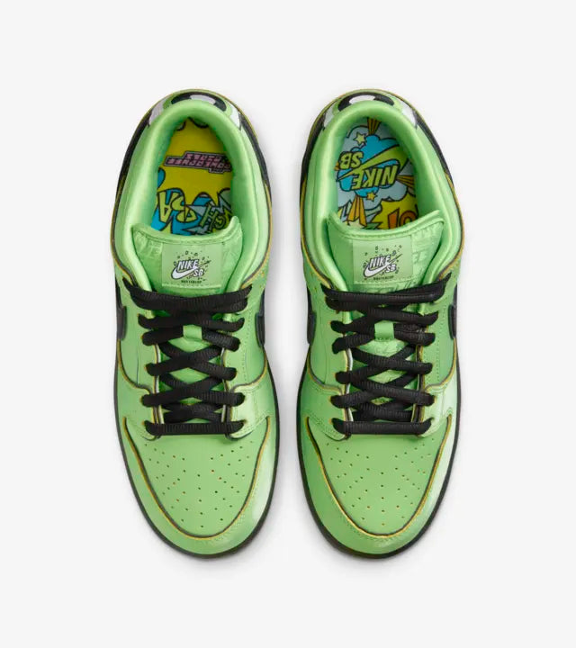 Cop Underdog Nike SB Dunk Low Pro x Powerpuff Girls Buttercup