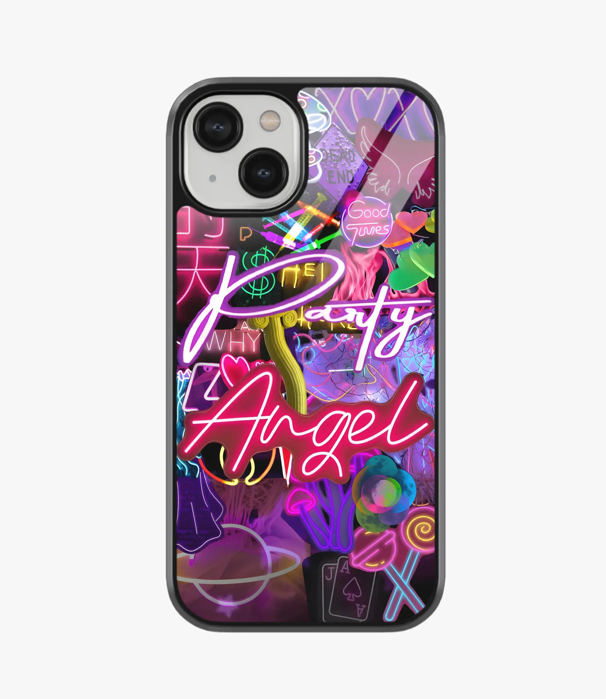 The Case Company Party Angel Neon Glass Case