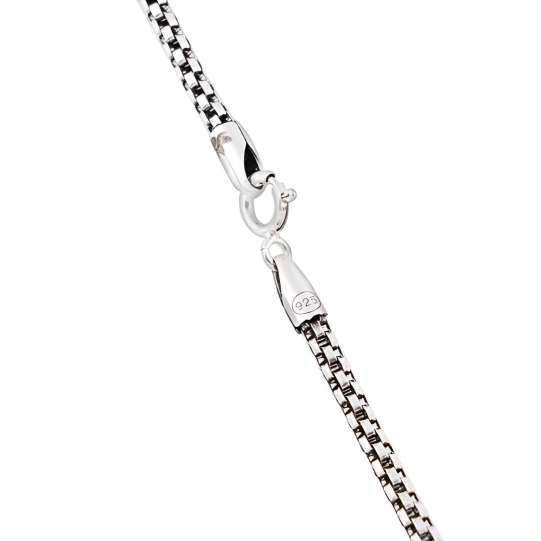 Prinjal Jewellers Silver Capping 5 Mukhi Rudraksha Pendant With Chain ( Nepali ) - view 5