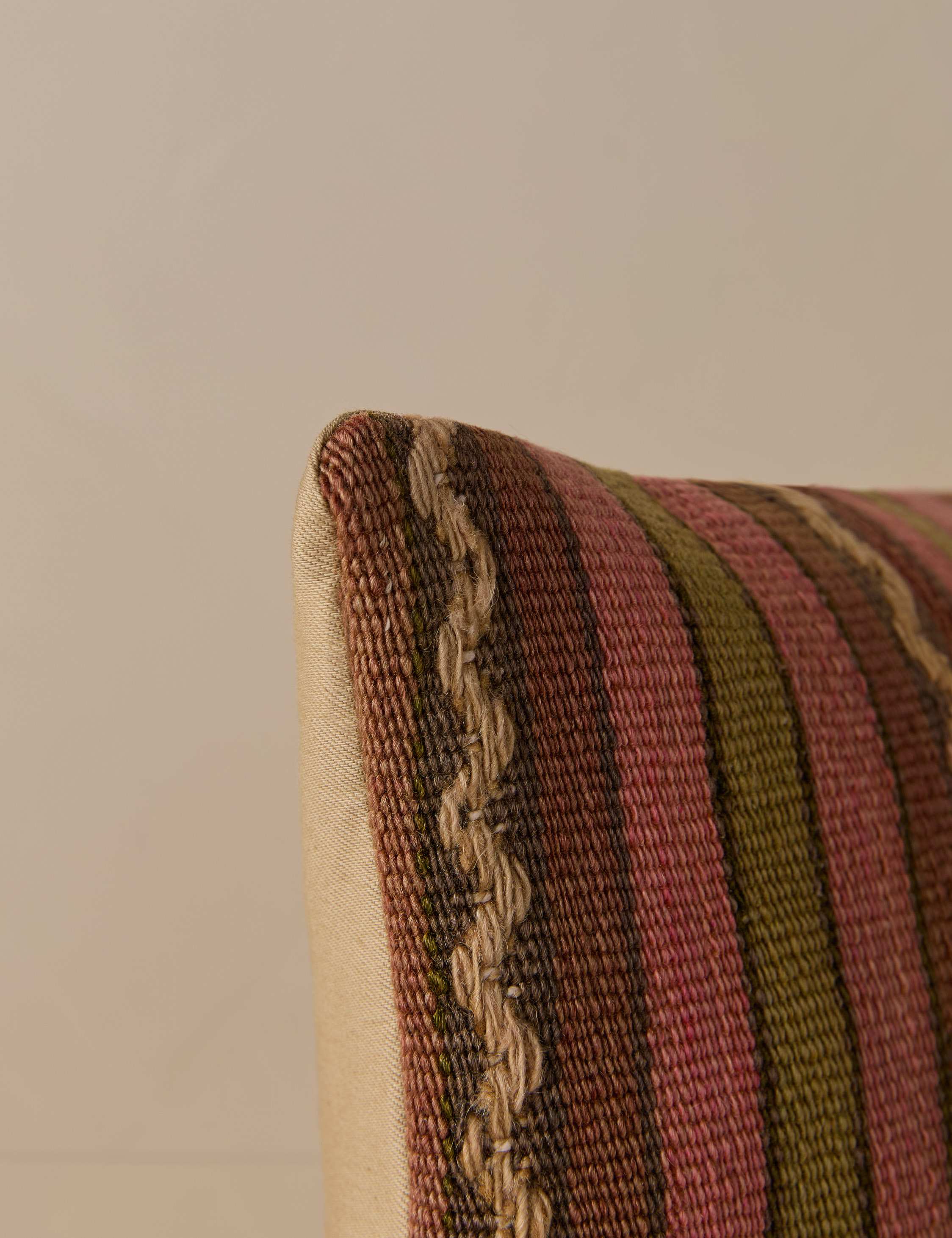 Lulu and Georgia Vintage Lumbar Pillow No. 350, 12" x 20" - view 2