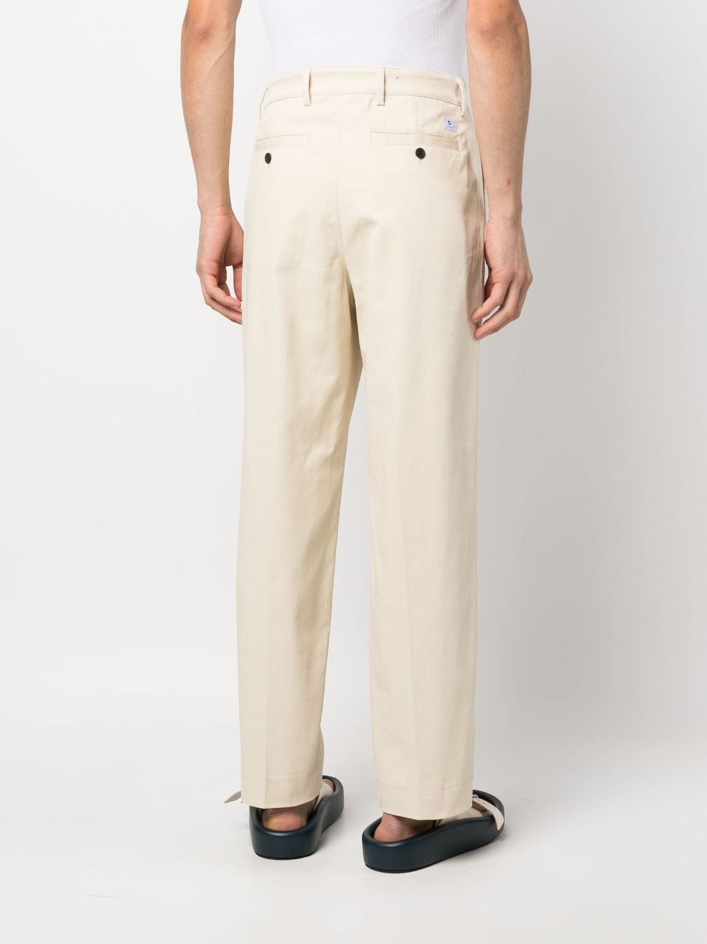 Department5 Wide leg trousers – Cotton 97%, Elastane 3% - view 3