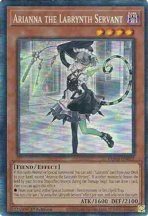 Yu-Gi-Oh! Arianna the Labrynth Servant - TAMA-EN017 - Collector's Rare - 1st Edition