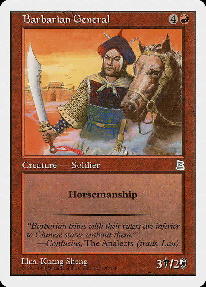 Barbarian general 100 – Magic Barbarian General [100] [Portal Three Kingdoms] [Non-Foil]