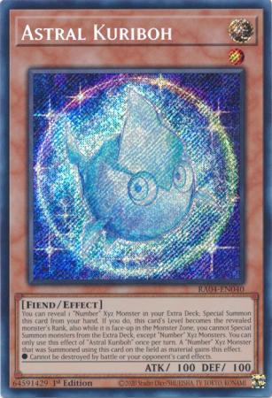 Yu-Gi-Oh! Astral Kuriboh - RA04-EN040 - Secret Rare - 1st Edition