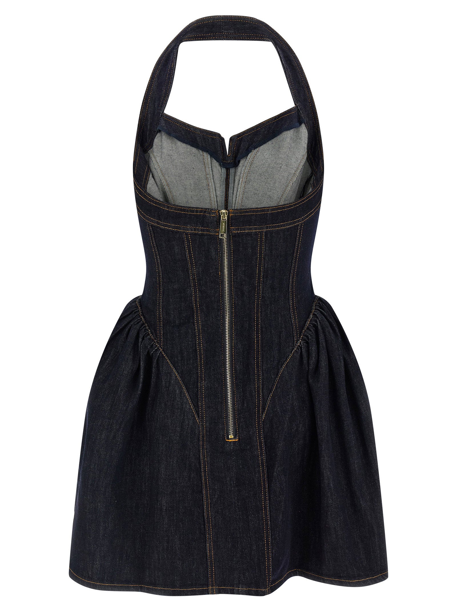 Self-Portrait Denim Dress - view 2