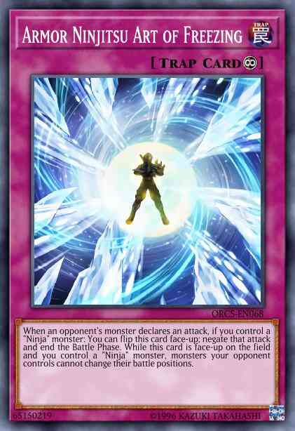 Yu-Gi-Oh! Armor Ninjitsu Art of Freezing - ORCS-EN068 - Common - Unlimited