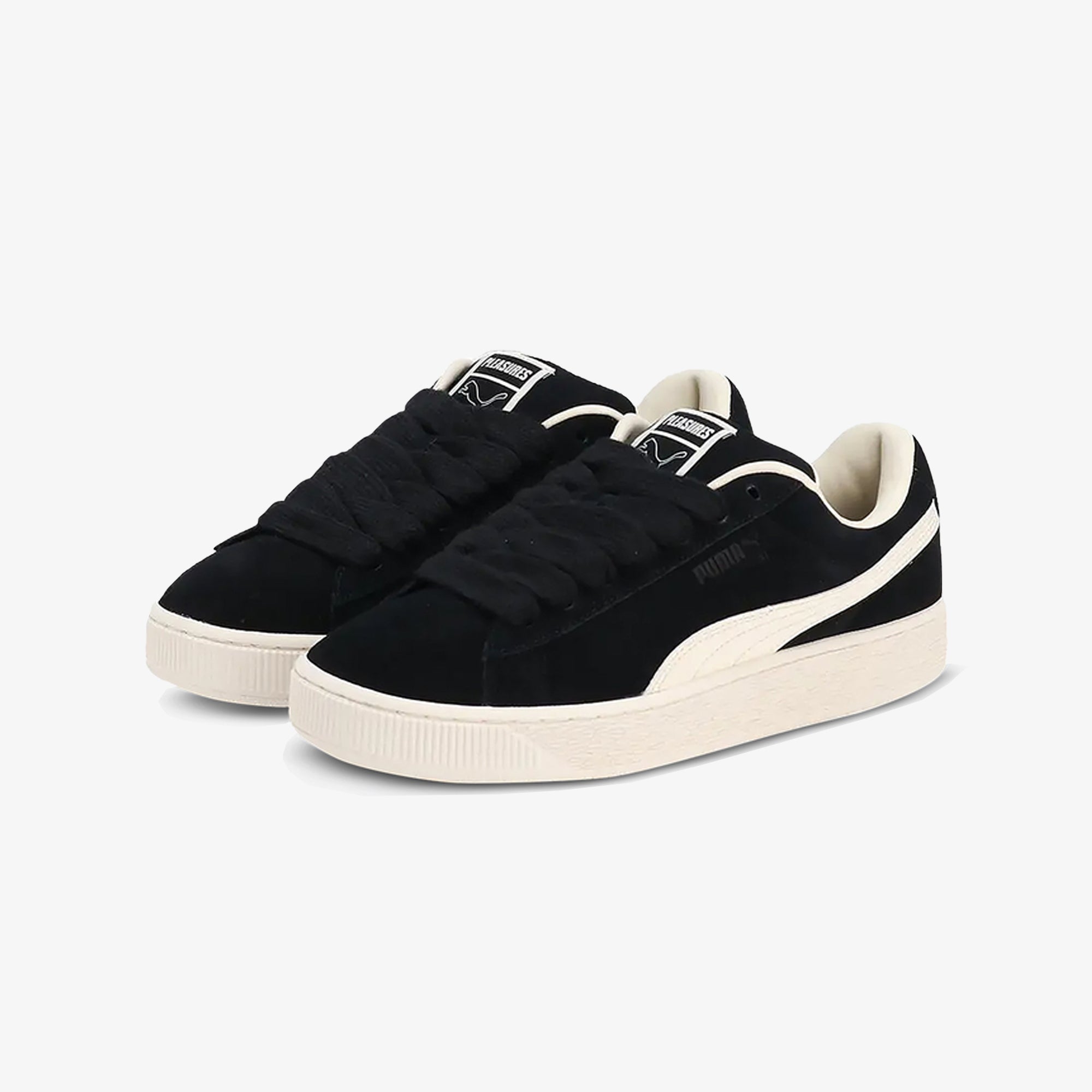 Pleasures suede puma – Puma | X PLEASURES SUEDE { PUMA BLACK-FROSTED IVORY