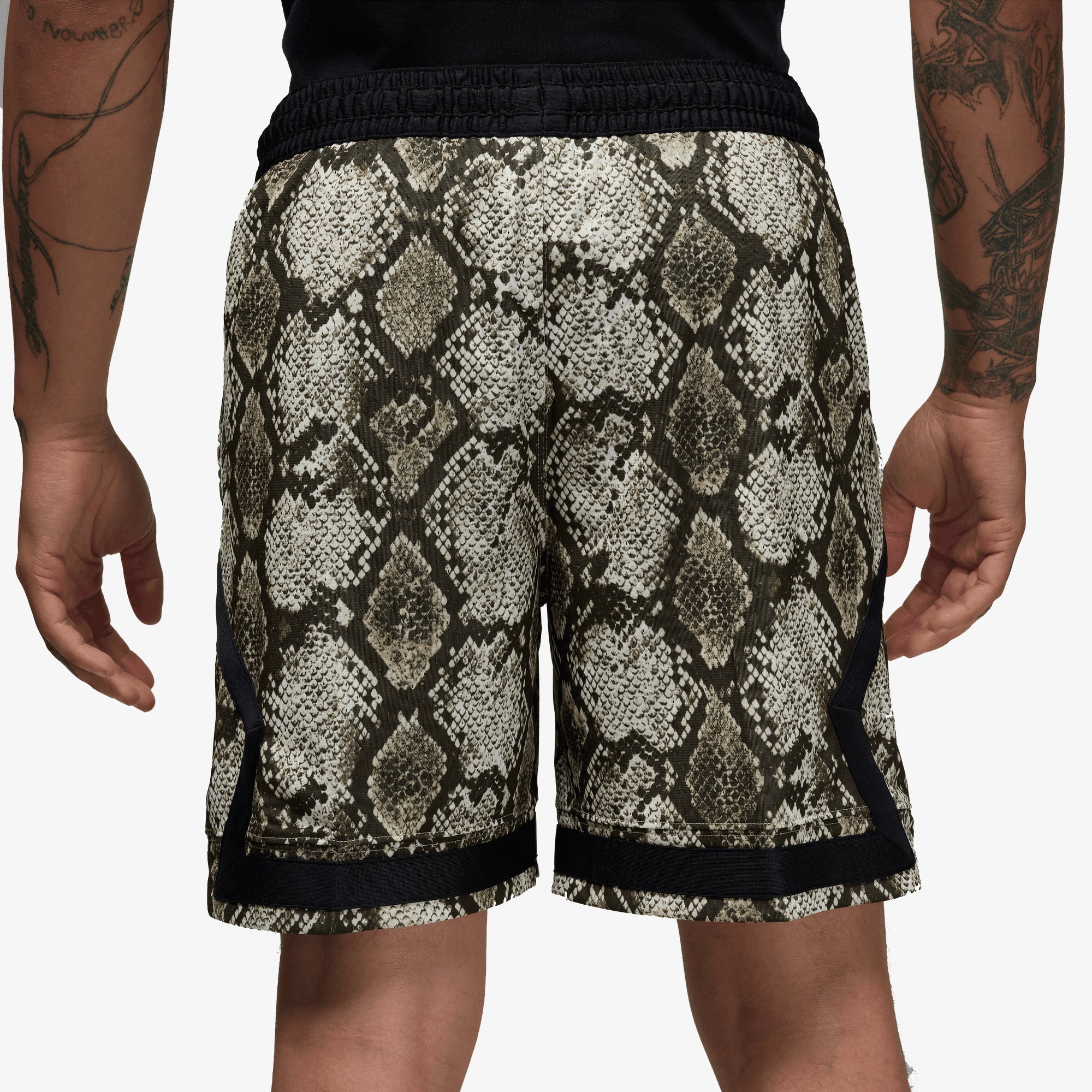 Jordan | Dri-fit Mesh Diamond Shorts { Sail/black - view 3