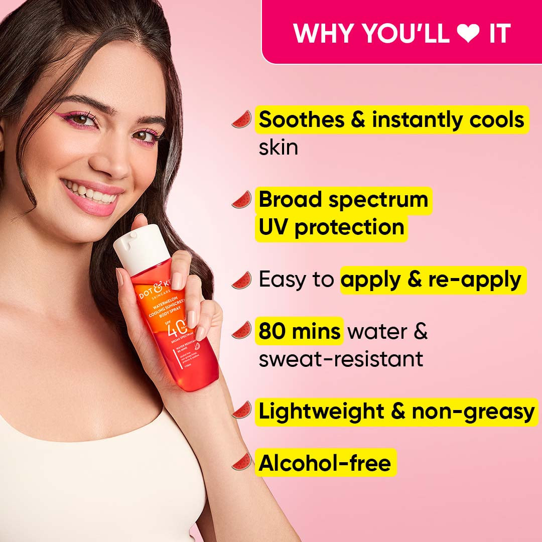Dot & Key Watermelon Cooling Body Sunscreen Spray SPF 40+ PA+++ - view 4