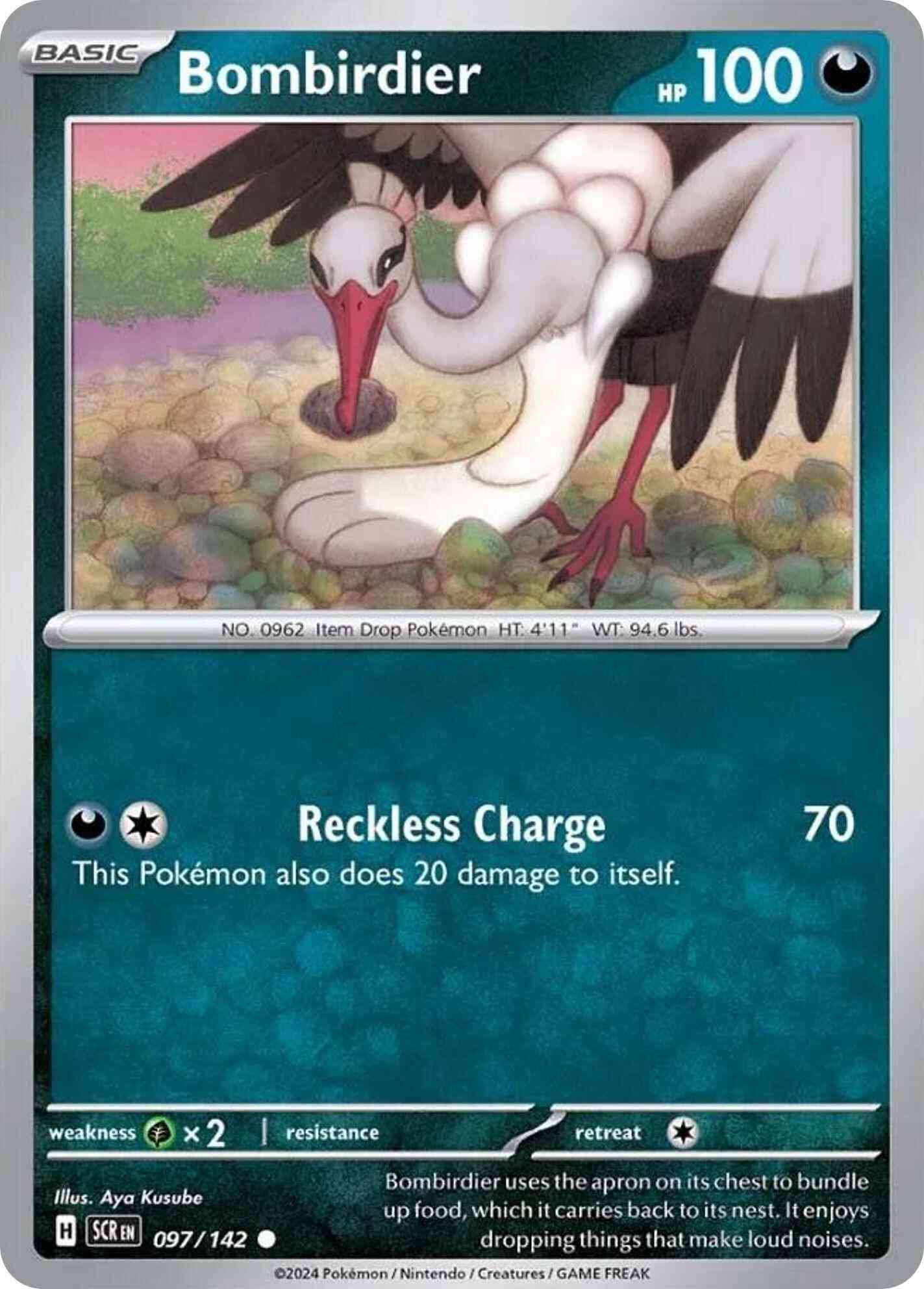 Common sv07-097 non-holo – Pokémon Bombirdier - 097/142 - Common [sv07-097] [Non-Holo]