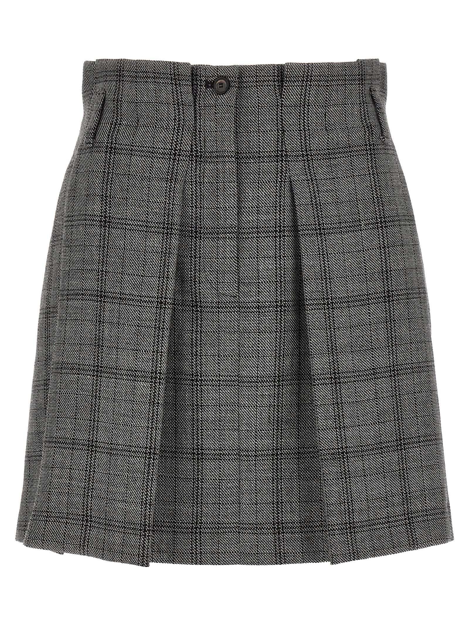 Tela Gaby Pleated Skirt – 100% virgin wool