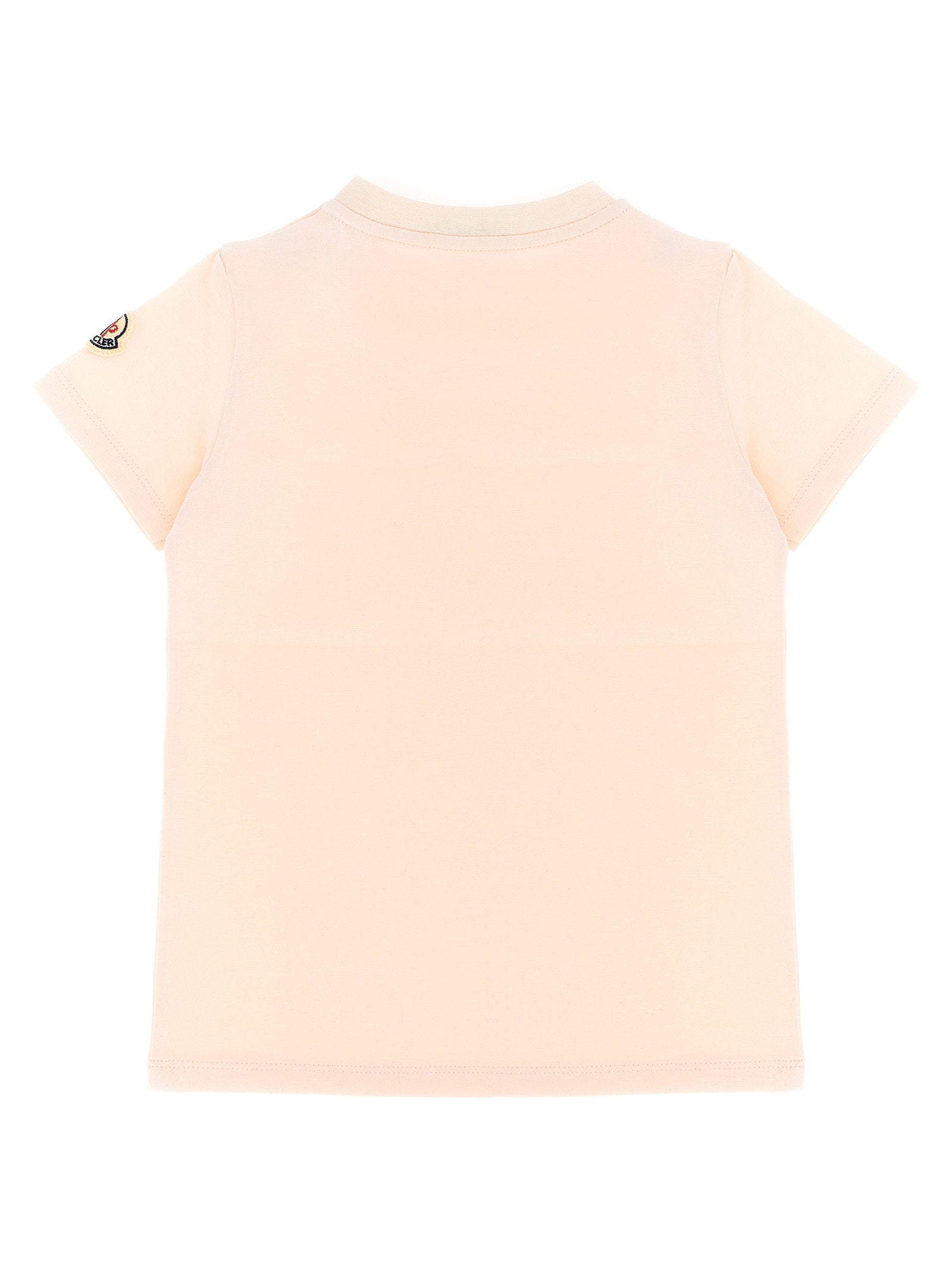Moncler Enfant Logo Embroidery T-shirt – 92% cotton, 8% elastane - view 2