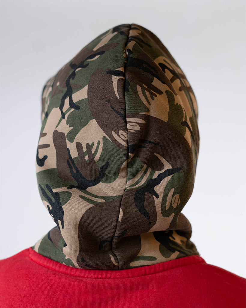AAPE BY BATHING APE Aape By Bape Camo Red Hoodie - view 6