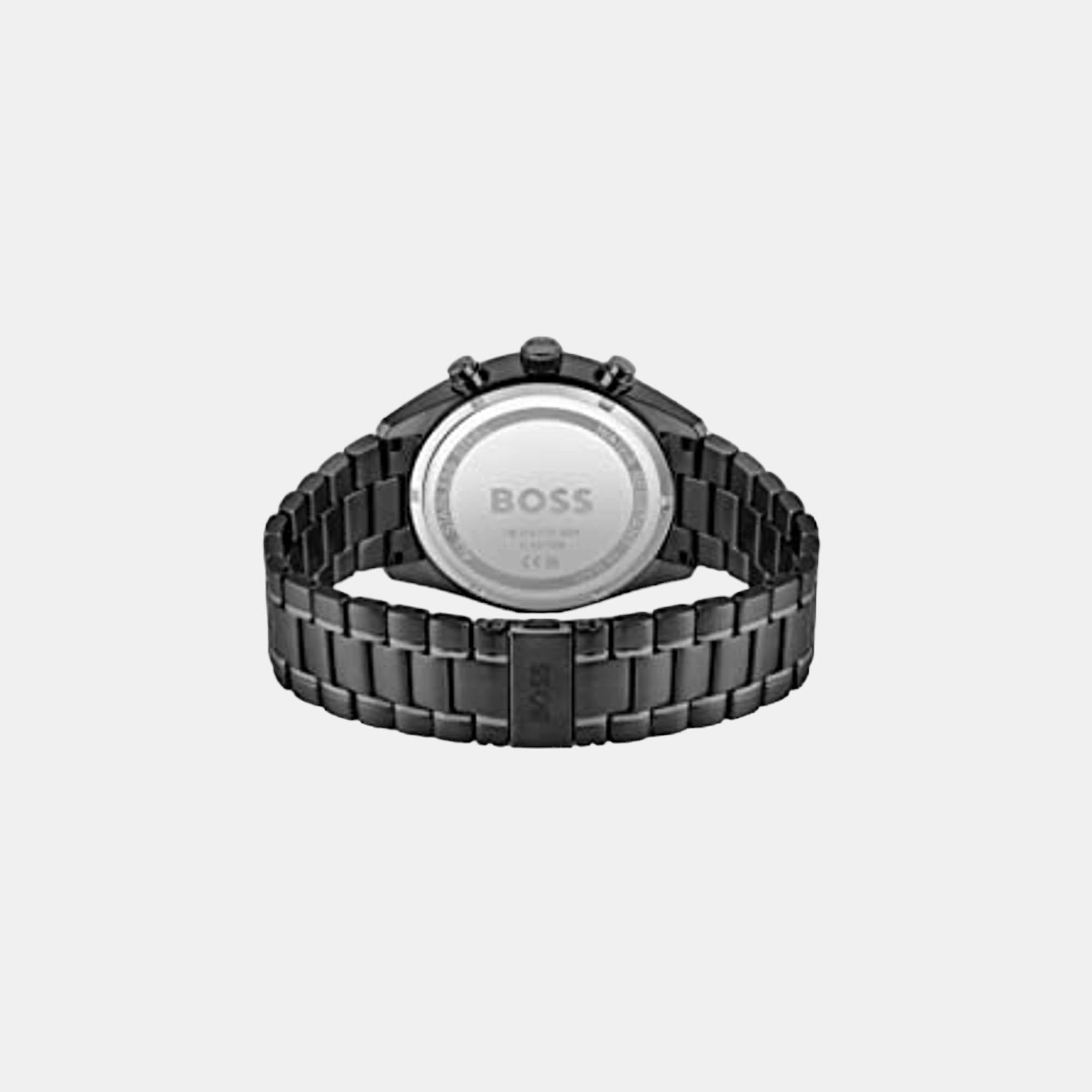 Boss Champion Men Quartz Black Dial Chronograph Stainless Steel Watch 1513960 - view 3