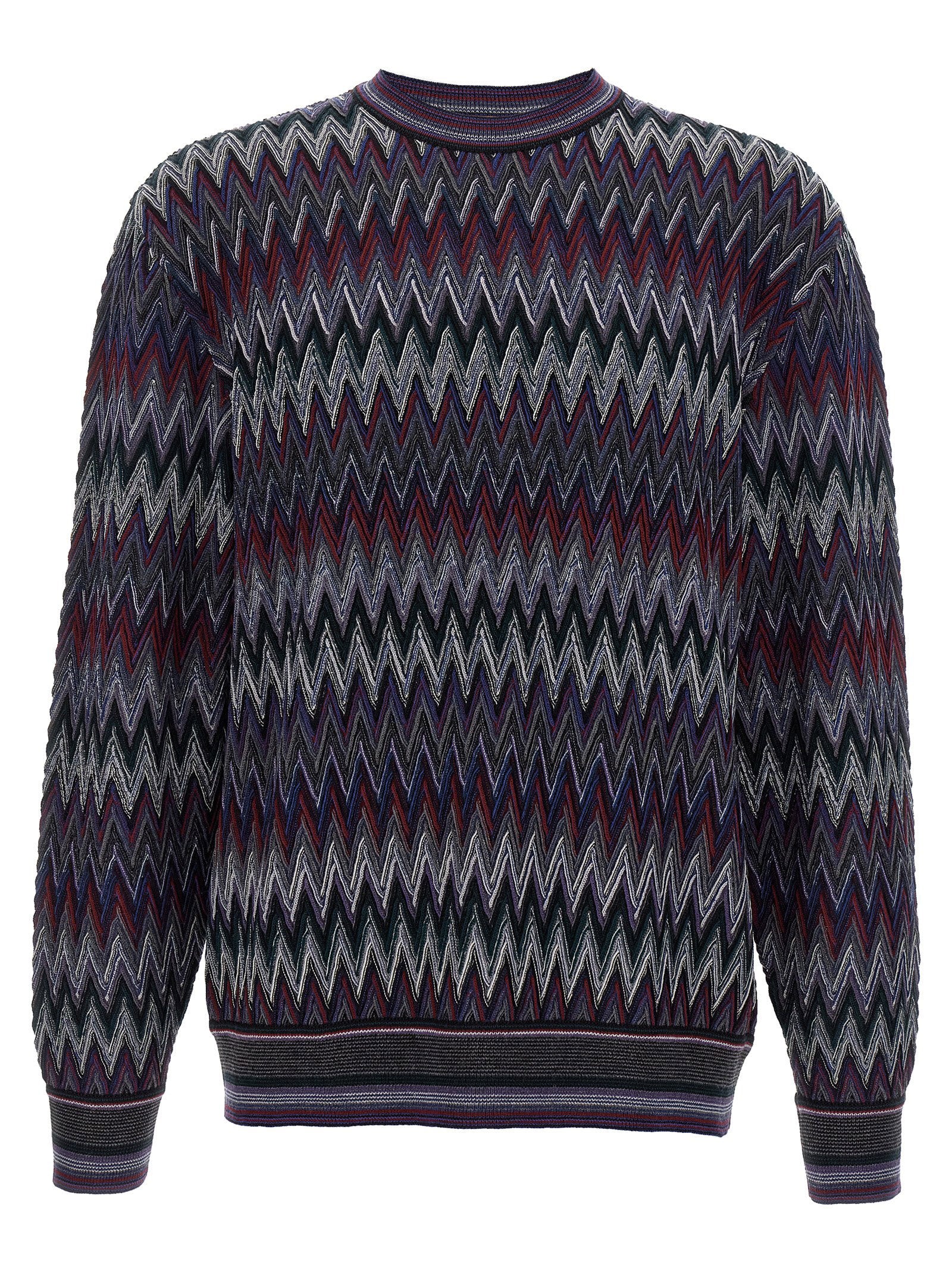 Missoni Zigzag Pattern Sweater – 100% wool
