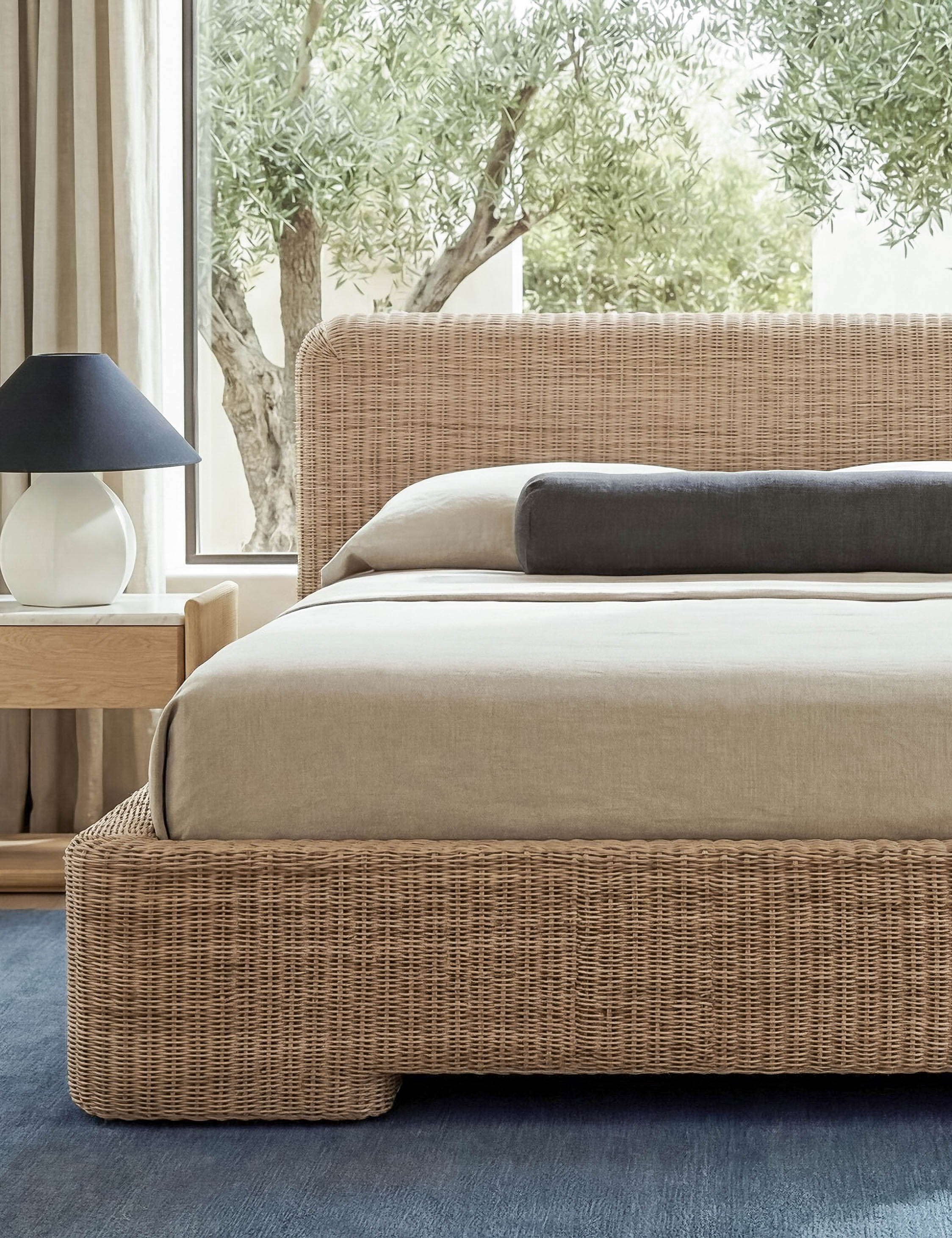 Lulu and Georgia Delia Platform Bed – Natural - view 2