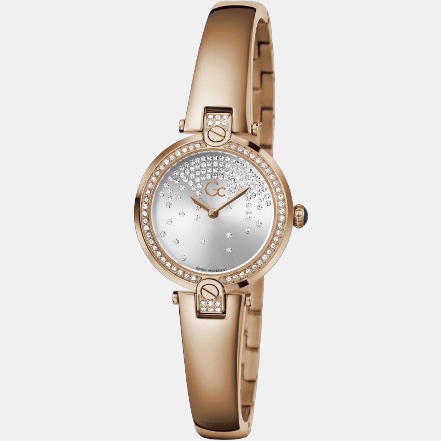 GC Fusion Bangle Women Quartz Silver Dial Analog Stainless Steel Watch Z10002L1MF - view 5