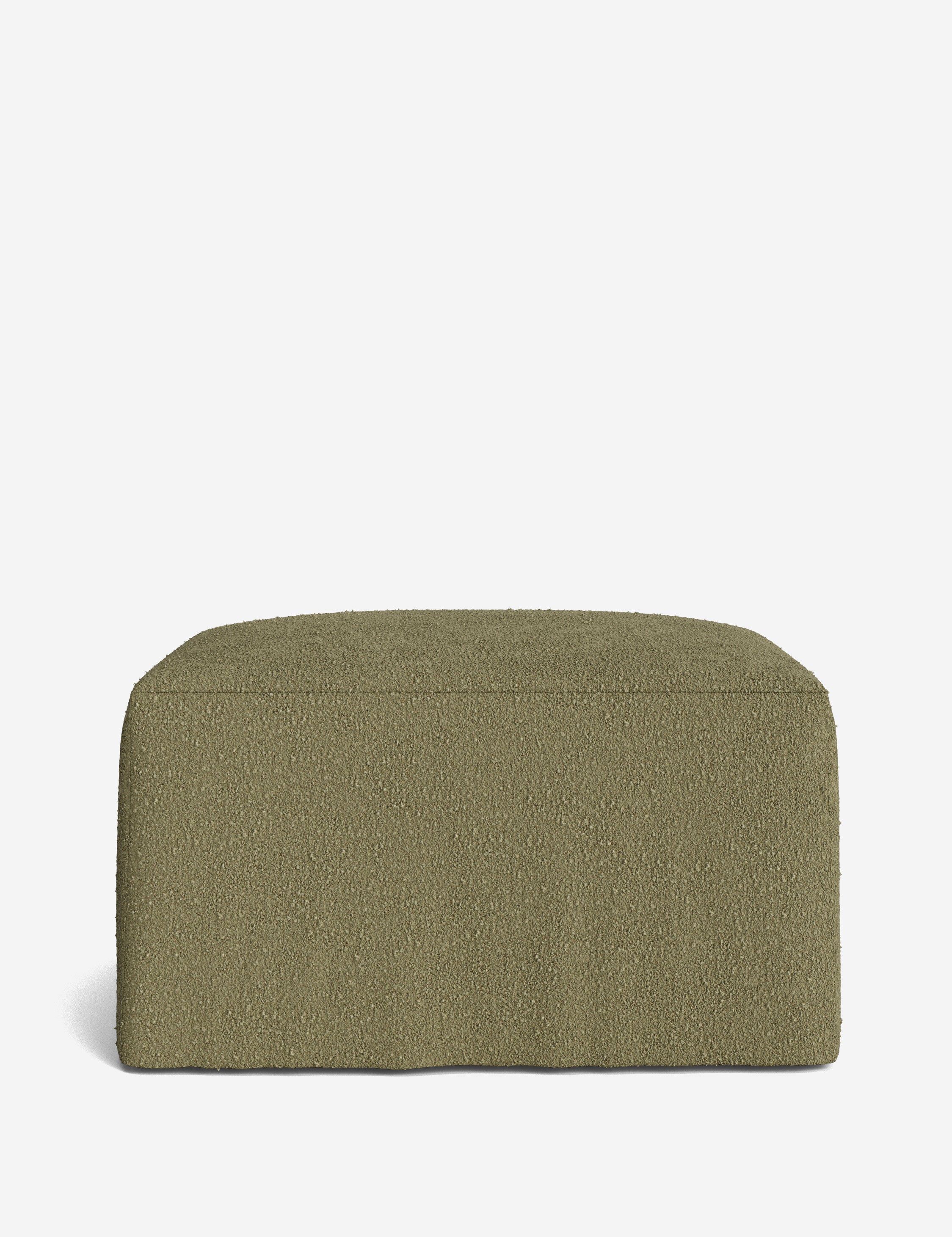 Lulu and Georgia Portola Slipcover Ottoman - view 114