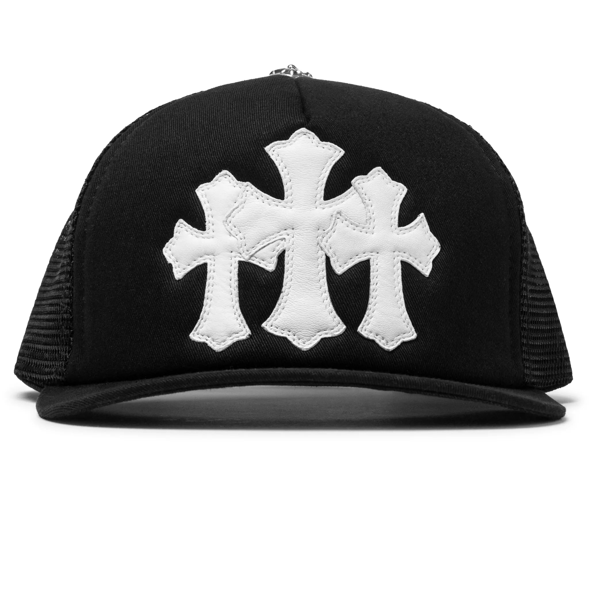Chrome Hearts Cemetery Black White Trucker Cap - view 2