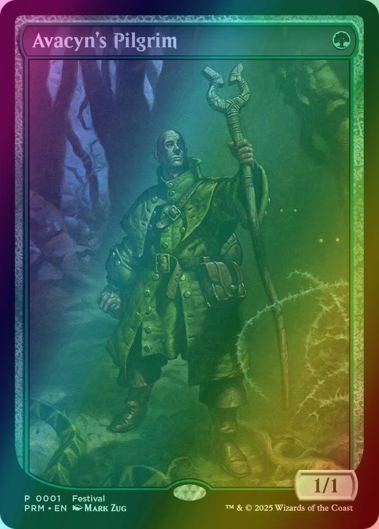 Pilgrim 1 textless – Avacyn's Pilgrim [1] [Textless] [MagicFest 2025] [Foil]