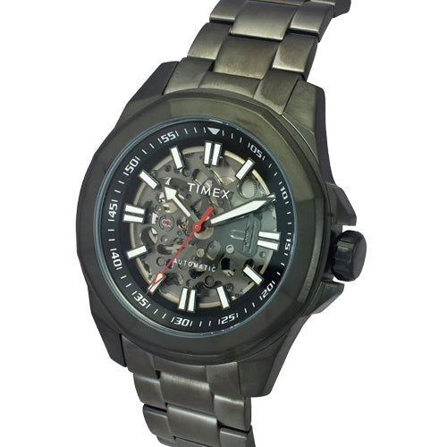Timex Men Black Round Dial Analog Automatic Watch 48mm TWEG24103 - view 2