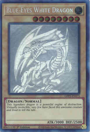 Yu-Gi-Oh! Blue-Eyes White Dragon - GFP2-EN175 - Ghost Rare - 1st Edition