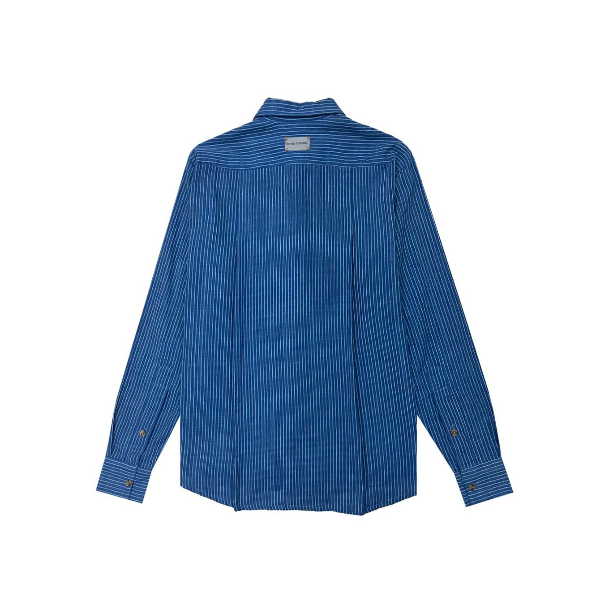 Beyond Extremes HandWoven Indigo Shirt [Unisex] - view 2