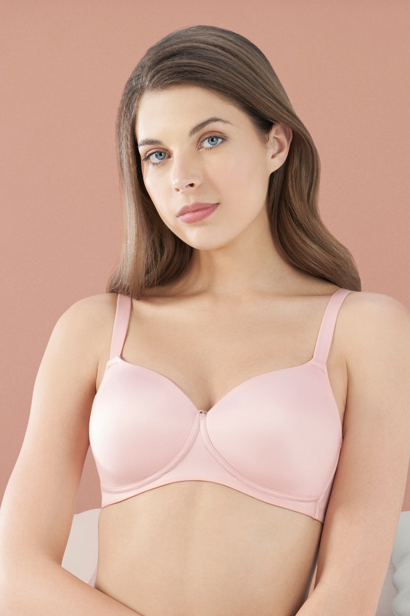Cloudsoft padded non-wired – Amante Cloudsoft Padded & Non-wired Bra - Blush Pink
