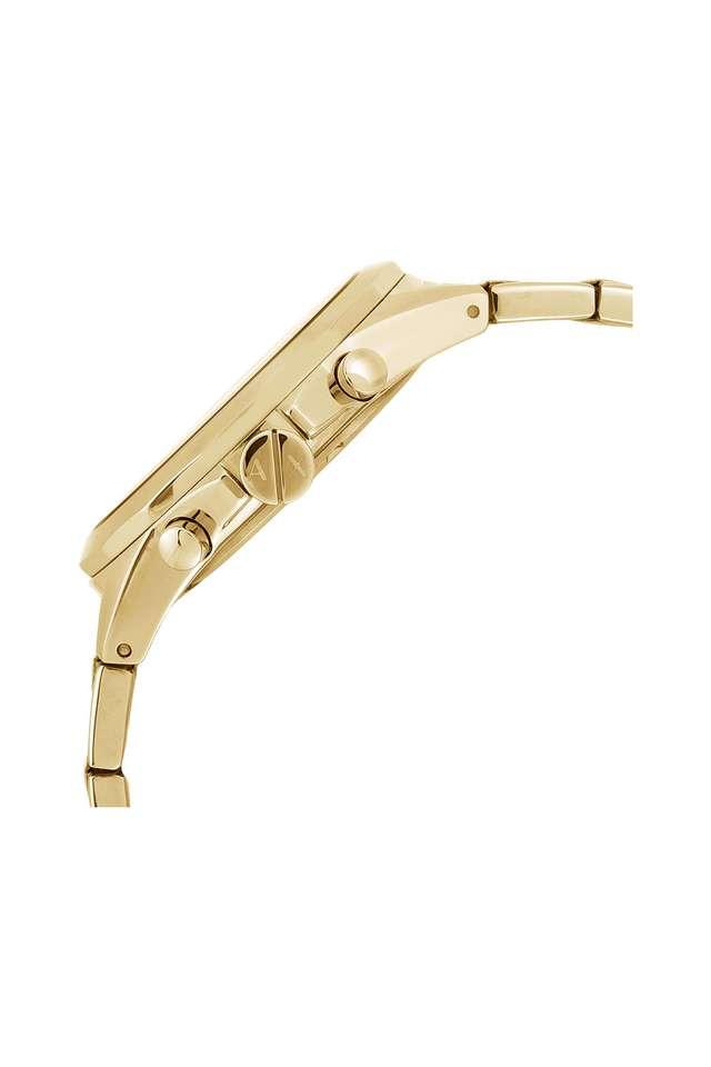 Armani Exchange Drexler Gold Dial Men 44mm – Yellow Gold