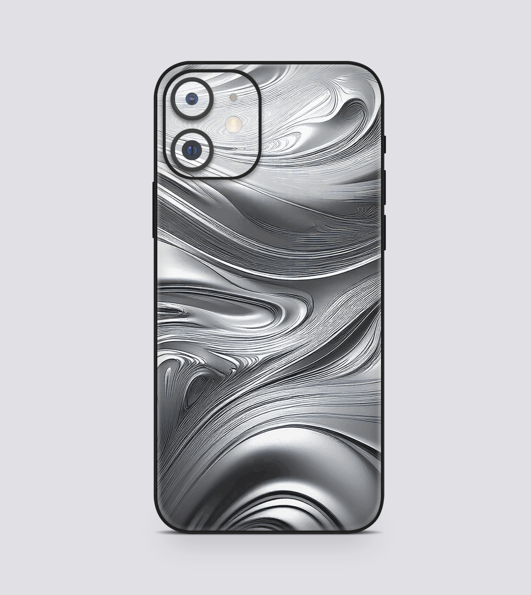 Apple iPhone 12 Silver Swirl