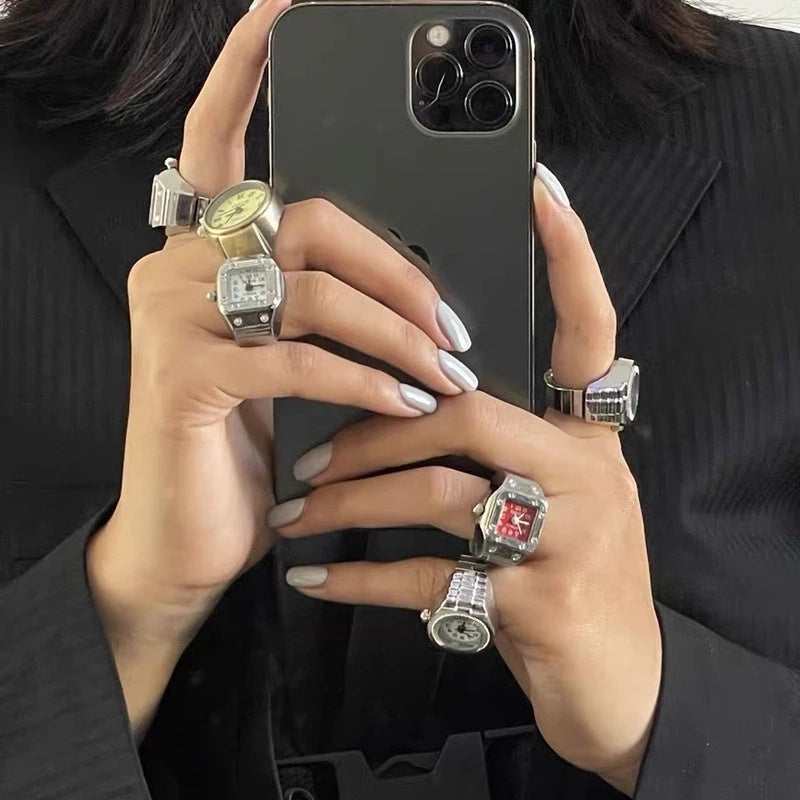 Roposo Clout Unique Designed Finger Watch + Ring - view 2