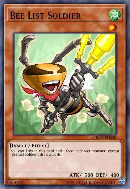 Yu-Gi-Oh! Bee List Soldier - CRMS-EN036 - Common - 1st Edition