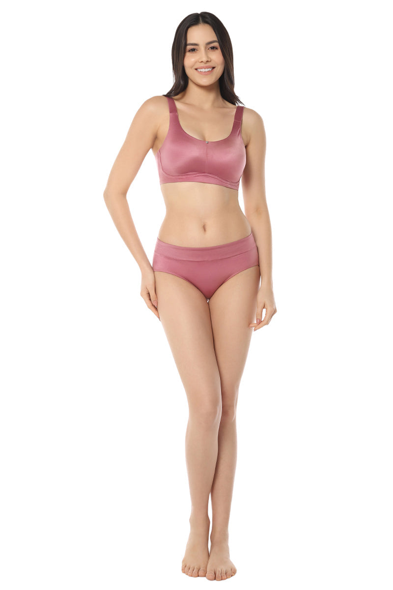 Amante Cloudsoft Support Non-Padded & Non-Wired Bra - Malaga - view 5