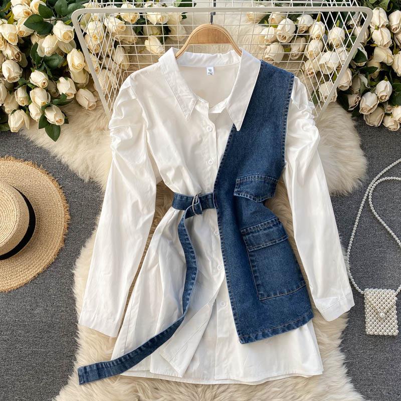 Alamode By Akanksha Cresta Statement Shirt Dress