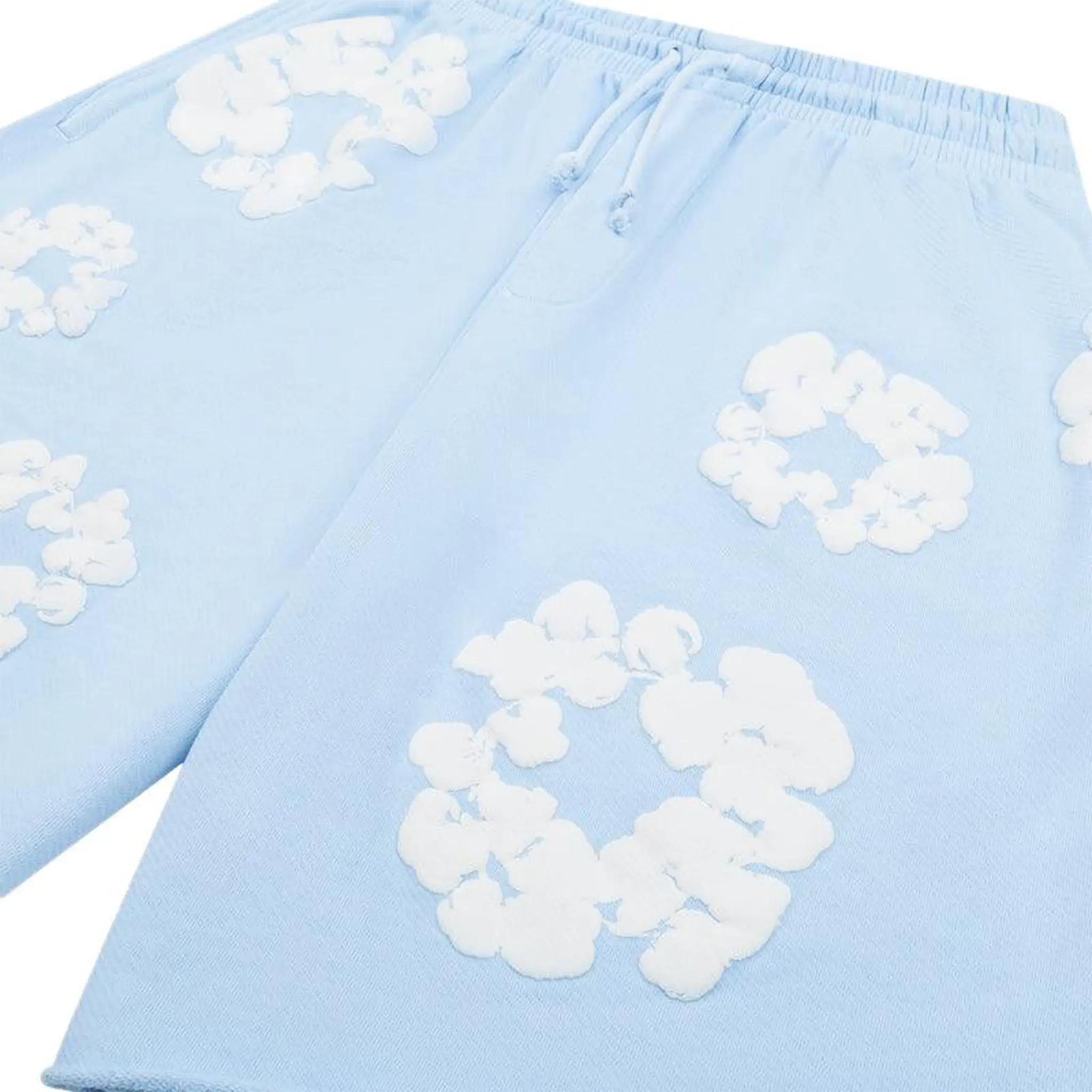 Denim Tears The Cotton Wreath Powder Blue Shorts - view 3