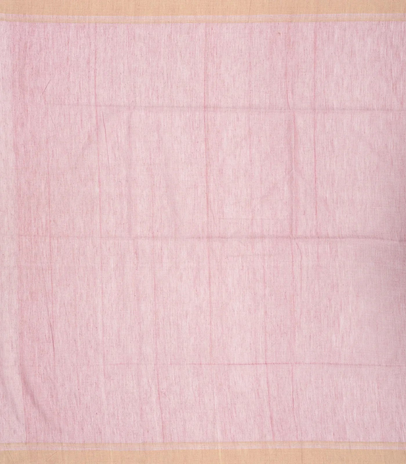 RmKV Dusty Pink Handloom Bengal Cotton Saree With Flower Buttas - view 4