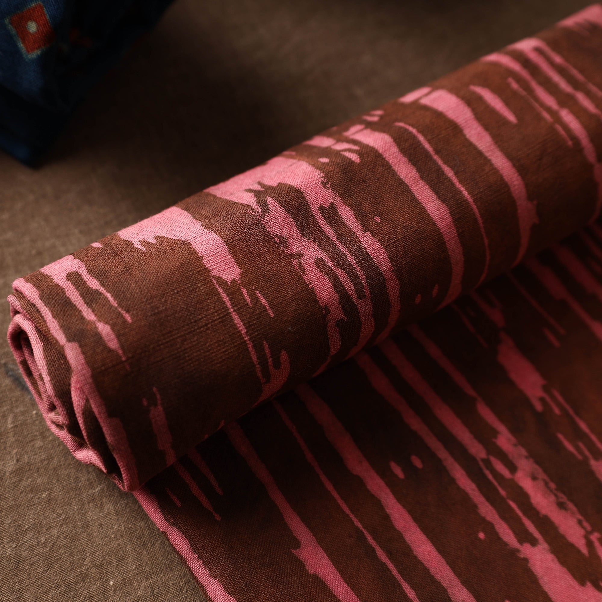 ITOKRI CRAFTS INITIATIVE Brown - Akola Block Printed Pure Handloom Cotton Towel - view 3