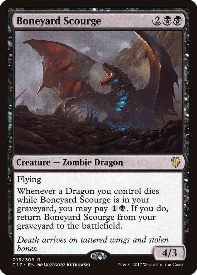 Boneyard scourge 15 – Magic Boneyard Scourge [15] [Commander 2017] [Non-Foil]
