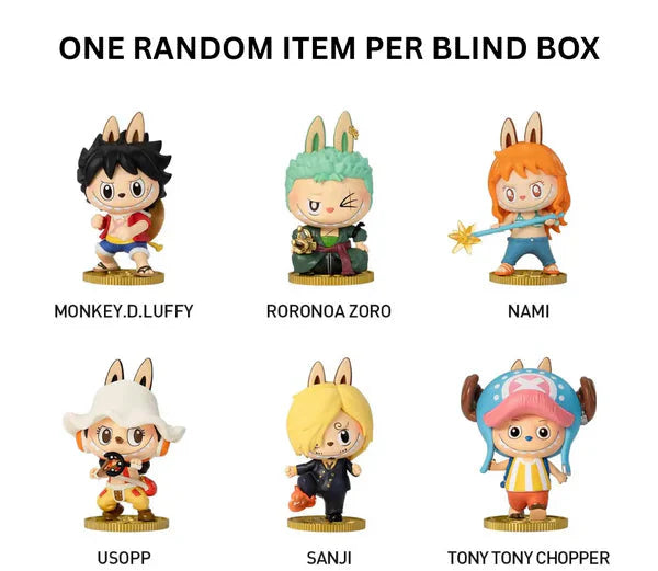 Sneaker Cafe Mumbai Pop Mart Labubu The Monsters x One Piece Series Single Blind Box (pack of 1) Sale price - view 2
