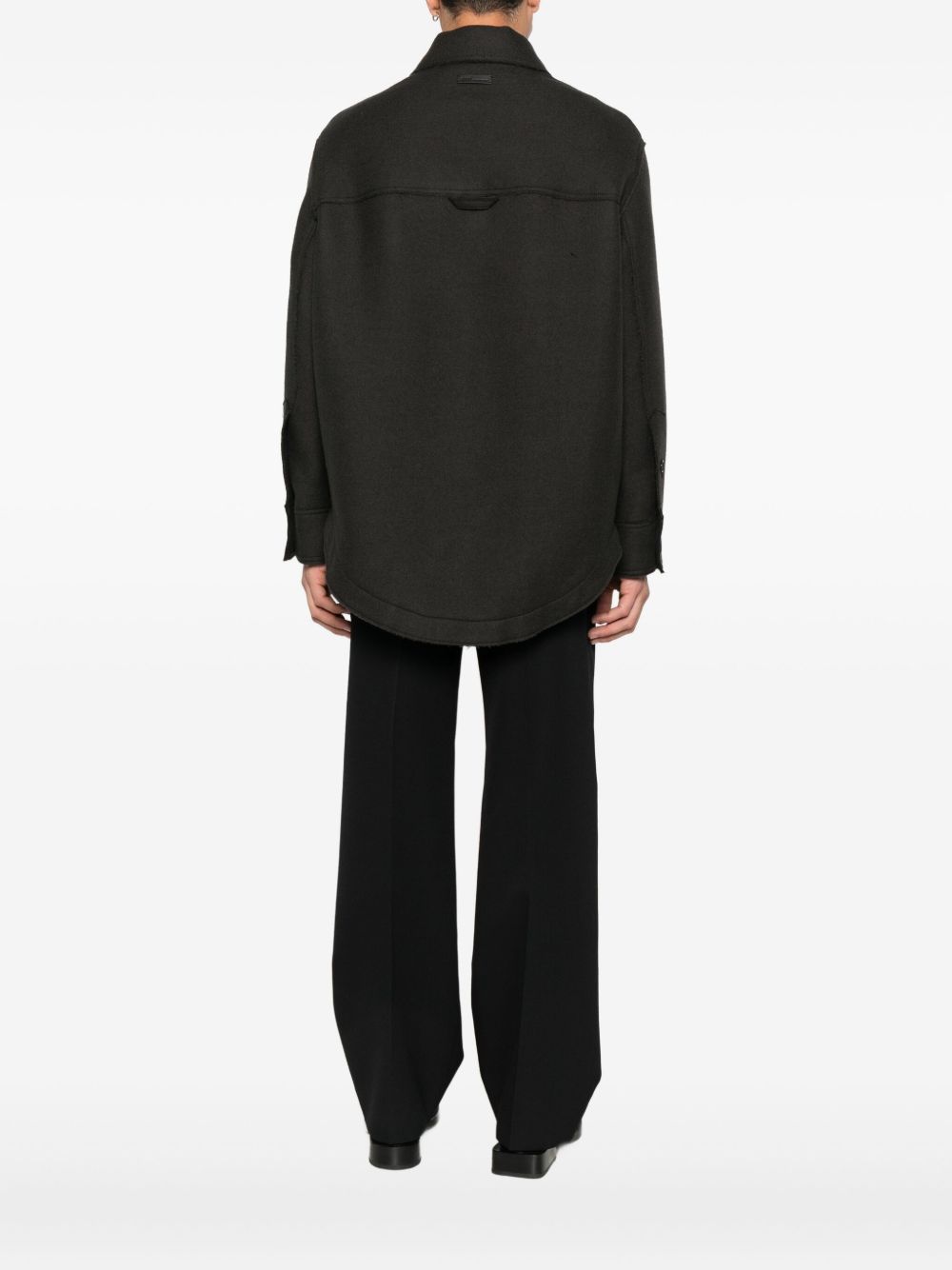 Ami Paris Wool shirt jacket – Virgin Wool 100% - view 4