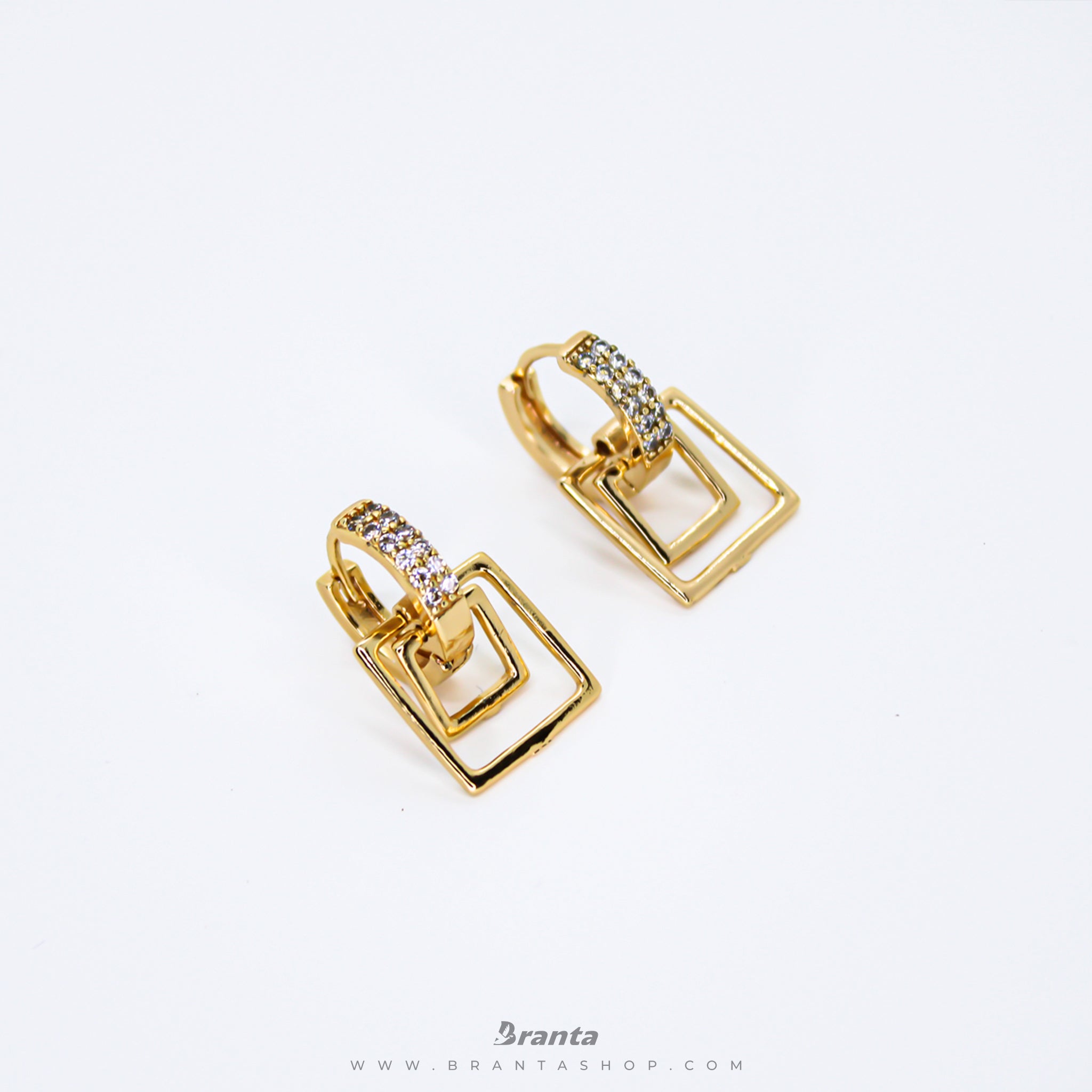 Branta Diamond Gleam Earrings For Women - view 2