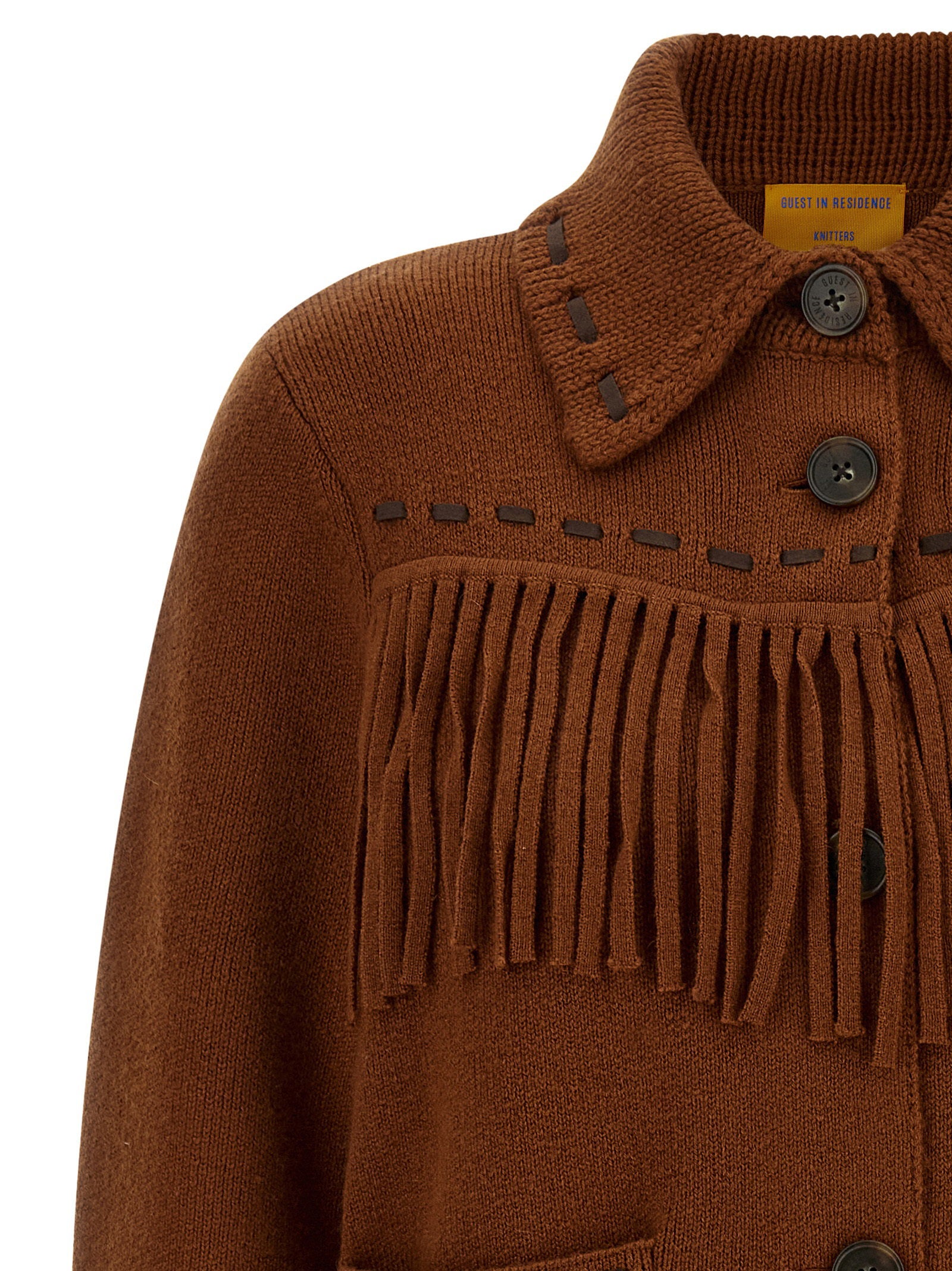 Guest In Residence Western Fringe Jacket – 70% wool 30% cachemire - view 3
