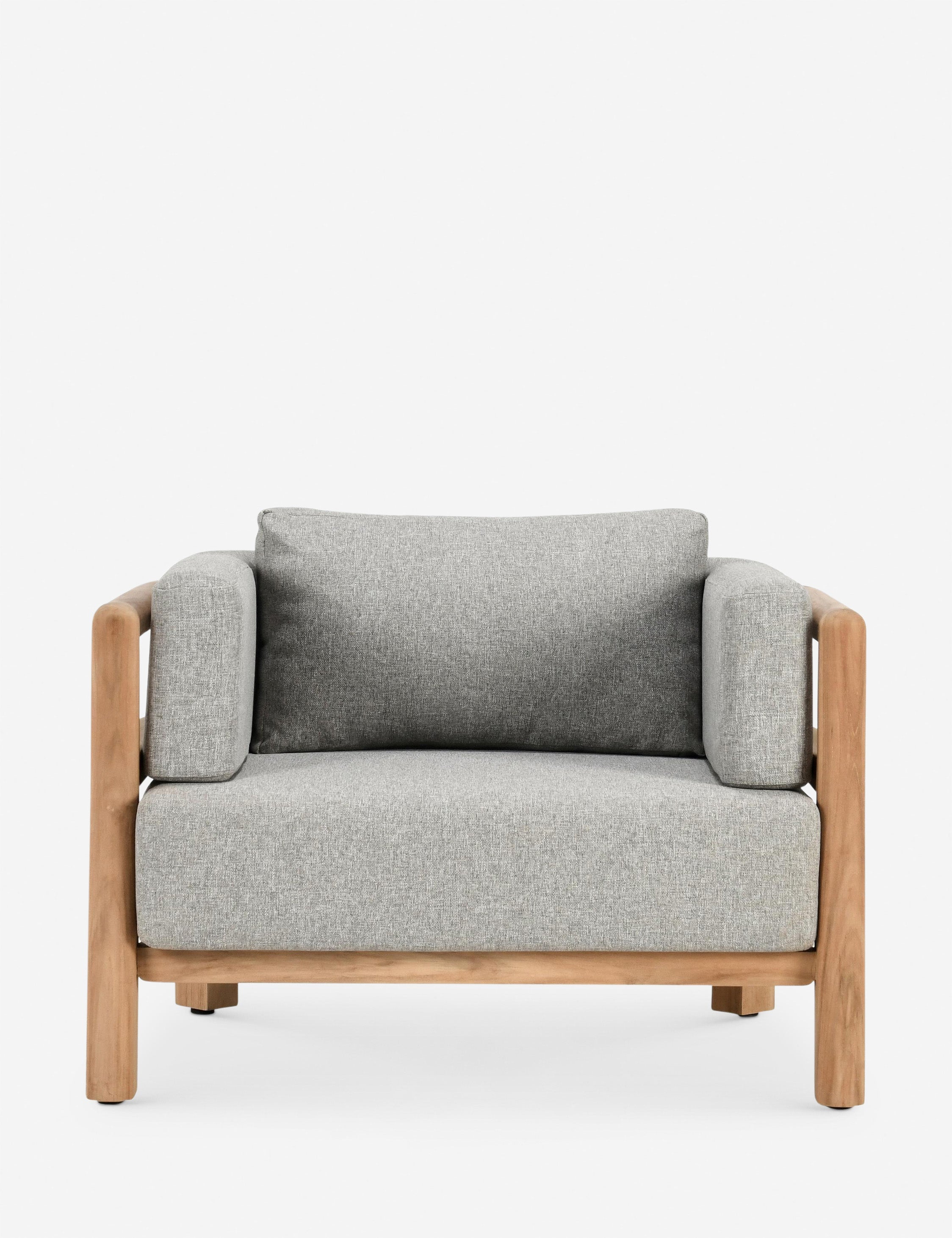 Lulu and Georgia Alden Outdoor Accent Chair – Gray