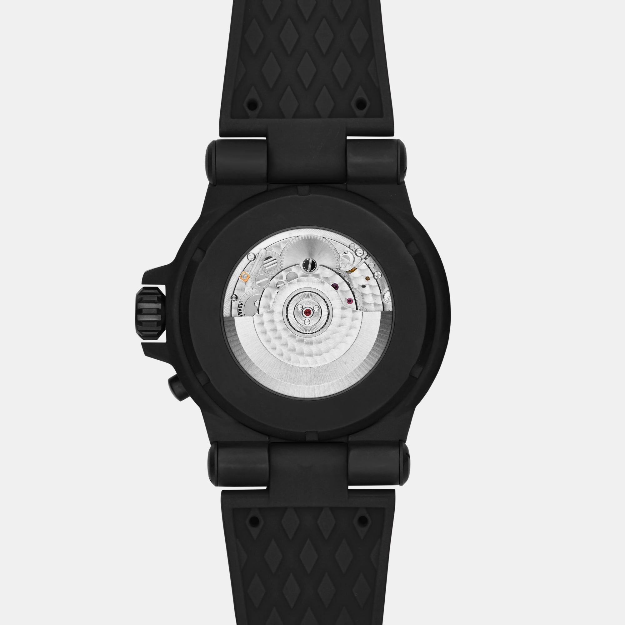 Michael Kors Dylan Men Automatic Black Dial Analog Silicone Watch MK9019 - view 3
