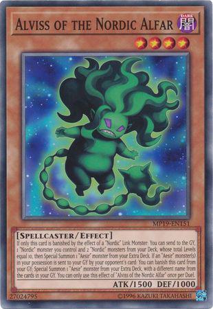 Yu-Gi-Oh! Alviss of the Nordic Alfar - MP19-EN151 - Common - Unlimited