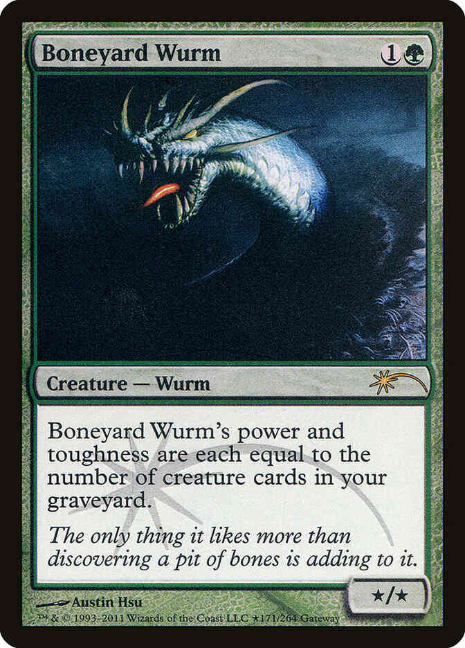 Boneyard wurm 84 – Magic Boneyard Wurm [84] [Wizards Play Network 2011] [Foil]