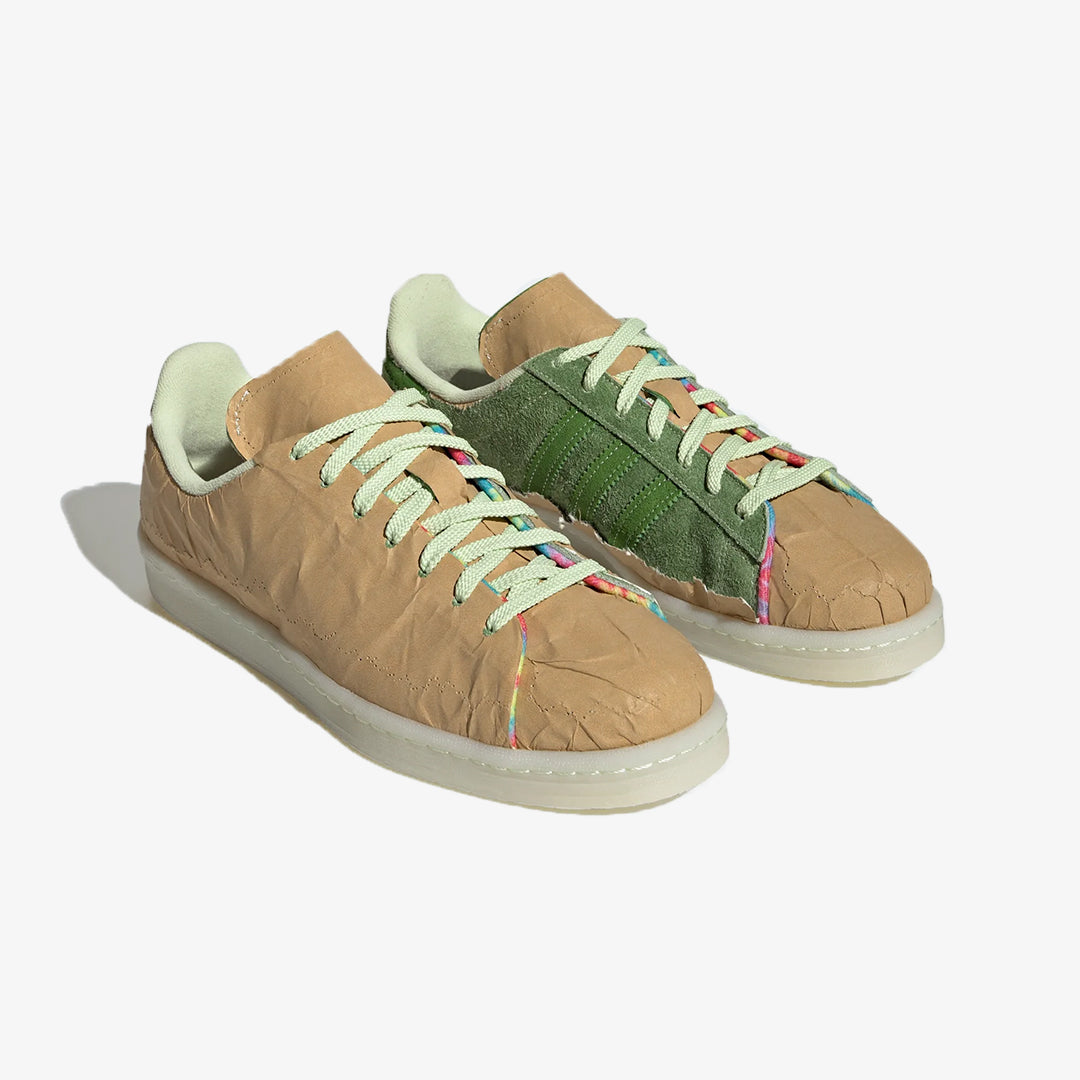Adidas Originals | CAMPUS 80 CROP { CUSTOMIZED/CREAM WHITE