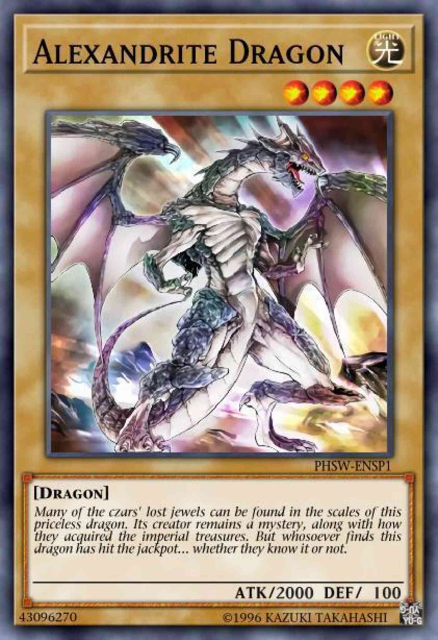 Yu-Gi-Oh! Alexandrite Dragon - YSKR-EN011 - Common - Unlimited